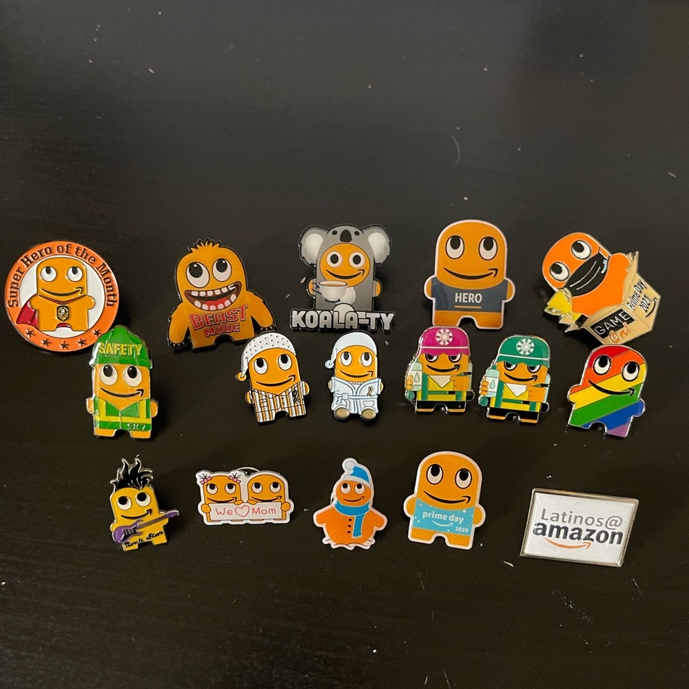 Lot of Amazon Peccy pins